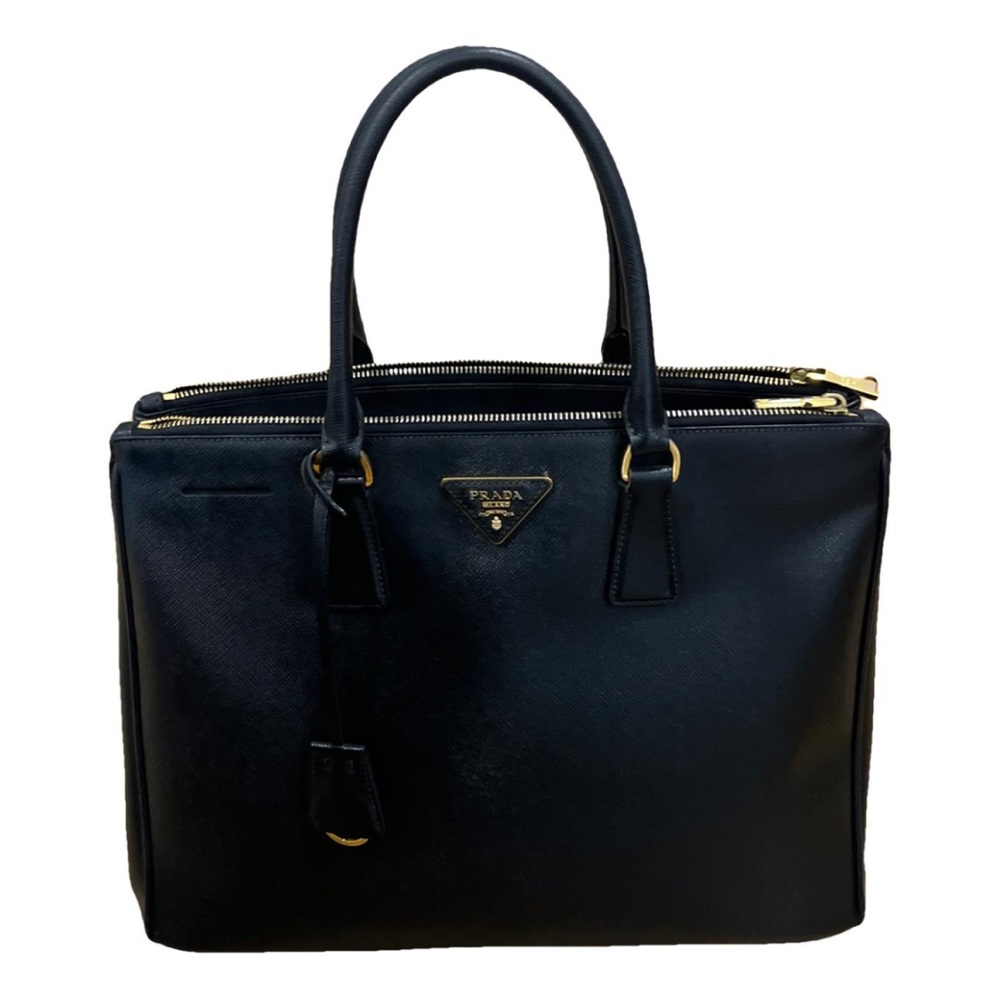 Prada Galleria Black Large Tote Bag